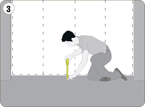 Укажите  желаемый  размер  просвета  (h)  и  запишите  его  значение.  Рекомендуемый  минимальный  раз­ мер — 100 мм.